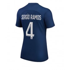 Paris Saint-Germain Sergio Ramos #4 Hemmatröja Dam 2022-23 Korta ärmar